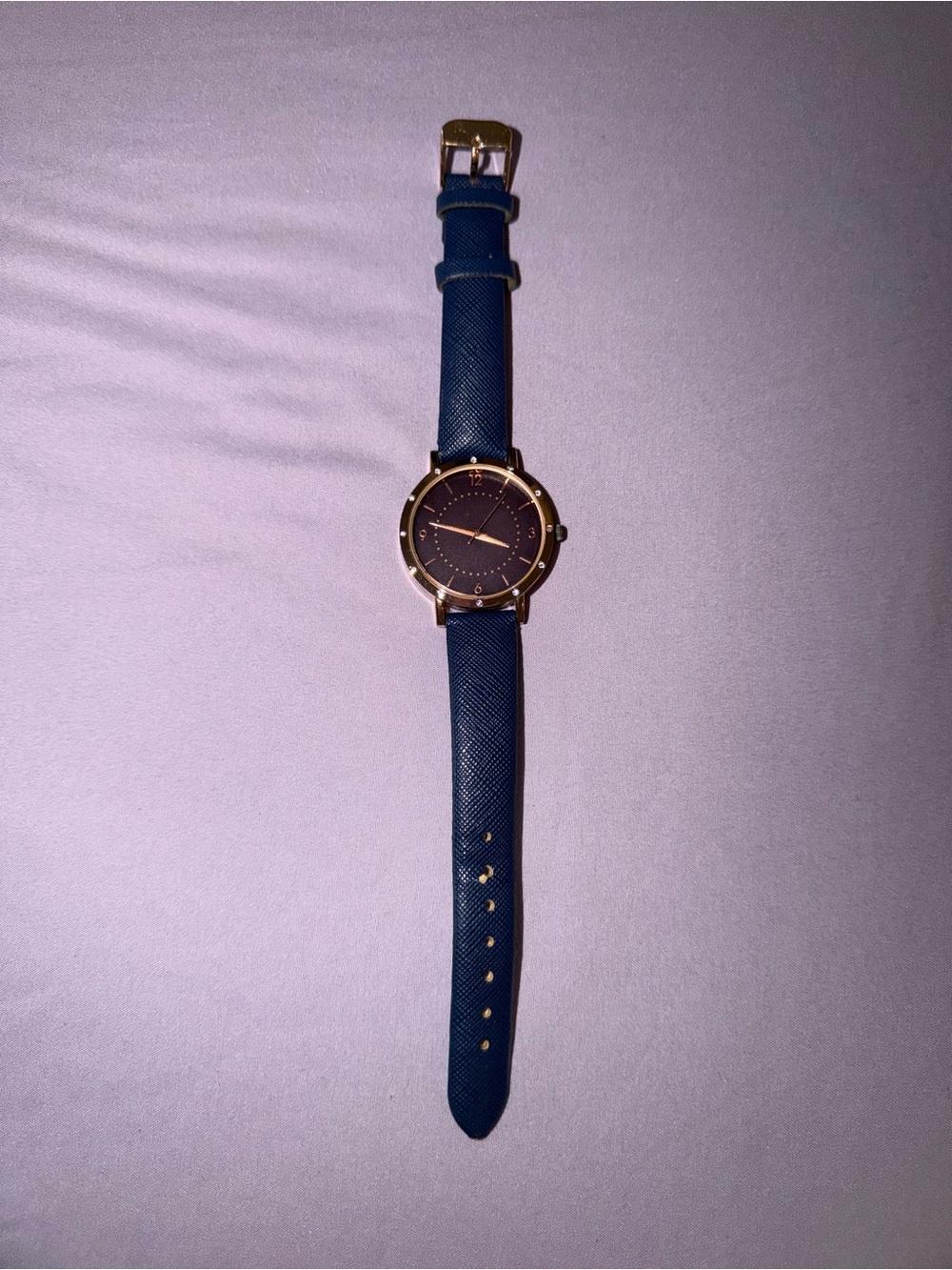 Blue Leather Strap women's Watch